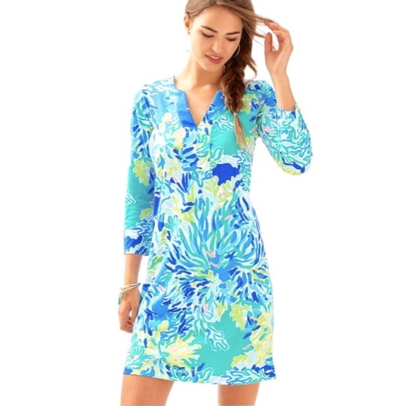 Lilly Pulitzer Dresses & Skirts - Lilly Pulitzer Riva Dress Brilliant Blue Wade and Sea